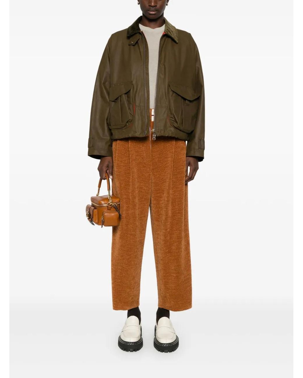 Filson Brown Corduroy-Collar Jacket