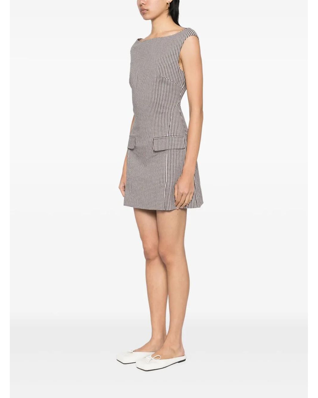 Staud Gray Walker Dress