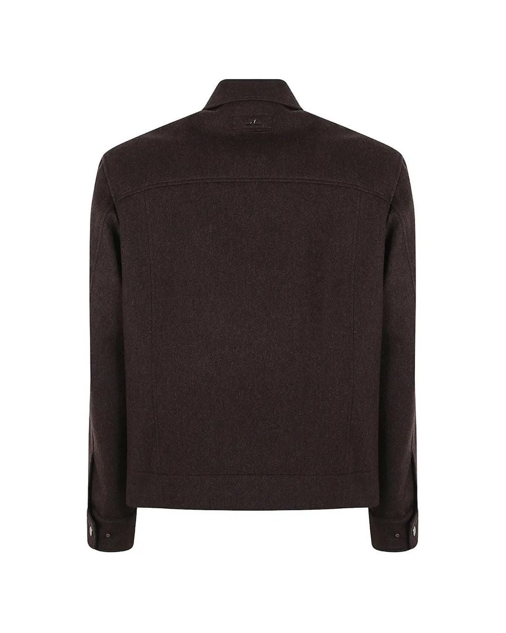 Paul & Shark Black Zip-Up Collared Jacket for men