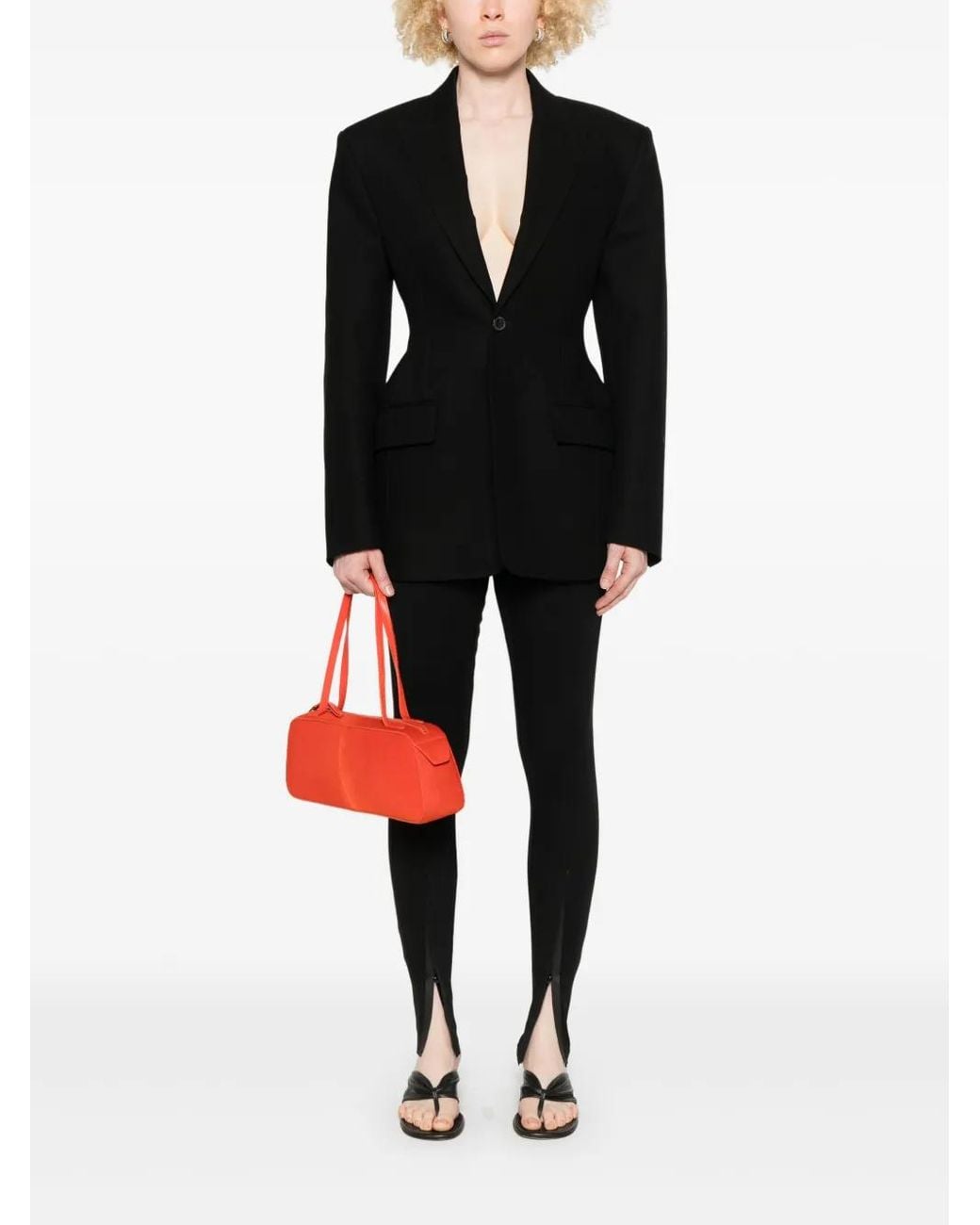 Wardrobe NYC Black Single-Breasted Blazer