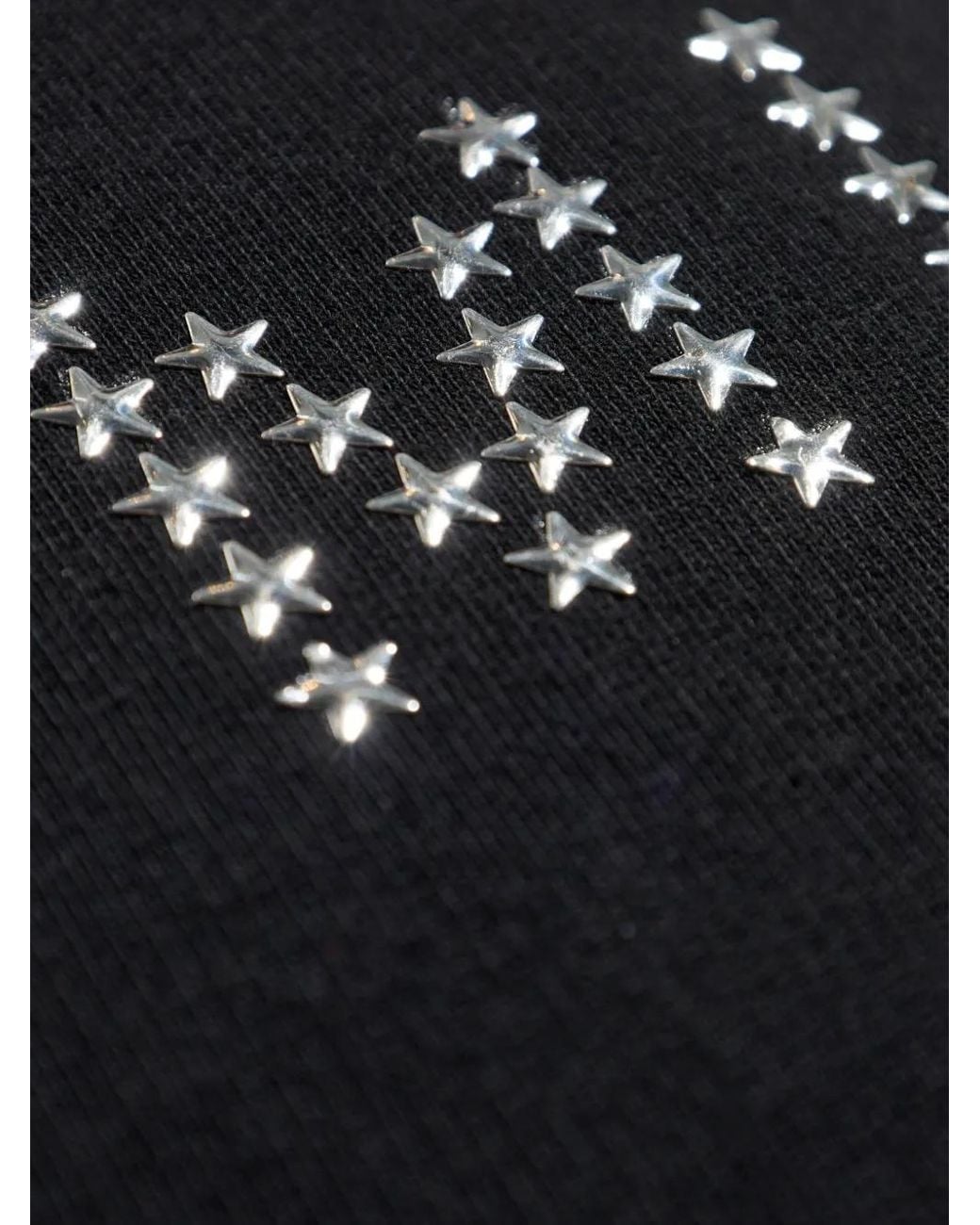 M I S B H V Black Star Teddy Hoodie for men