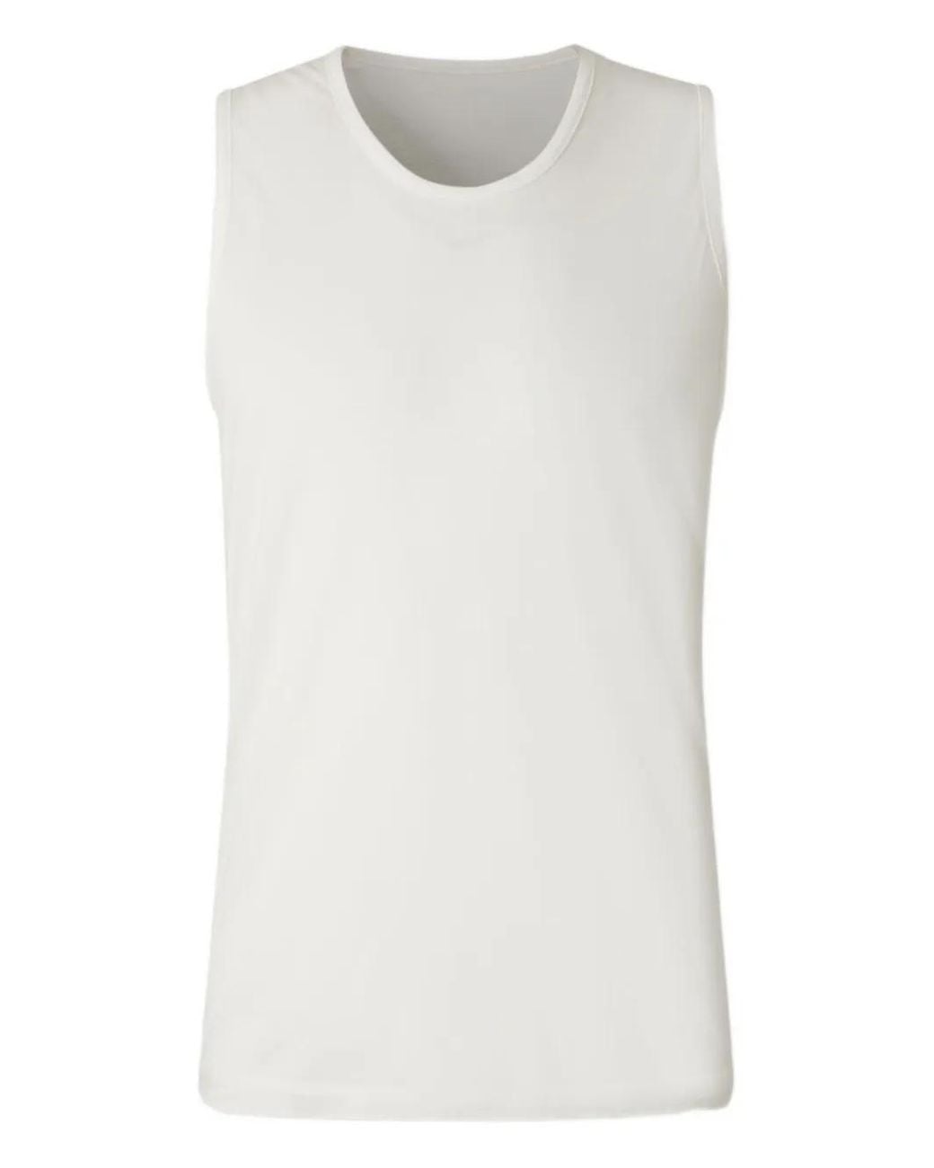 Carrera White Doria Double-Layer Organic Cotton T-Shirt for men