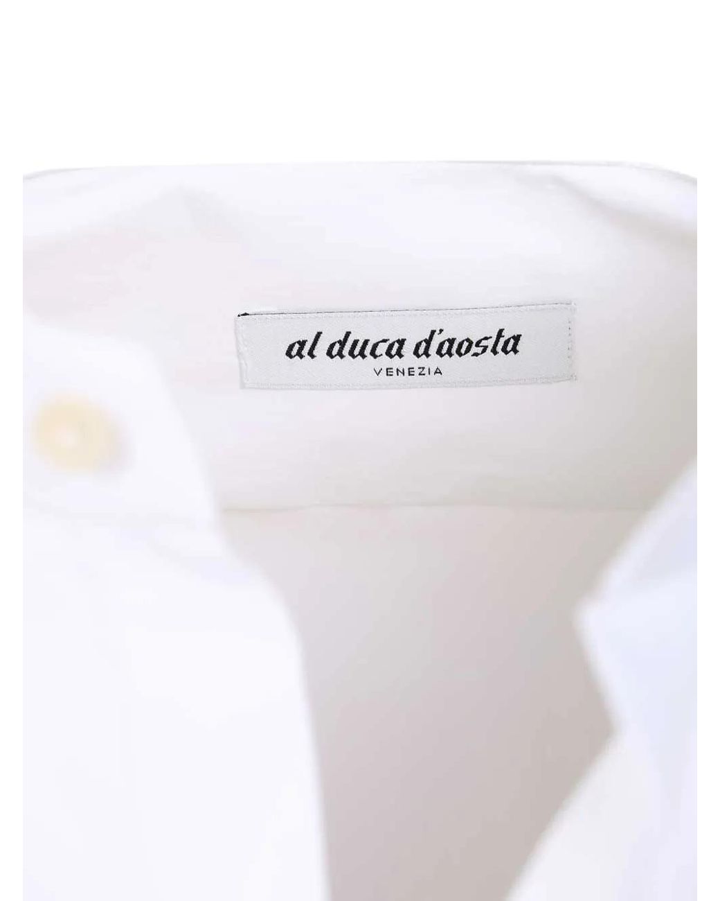 Al Duca D'aosta White Button-Down Shirt for men