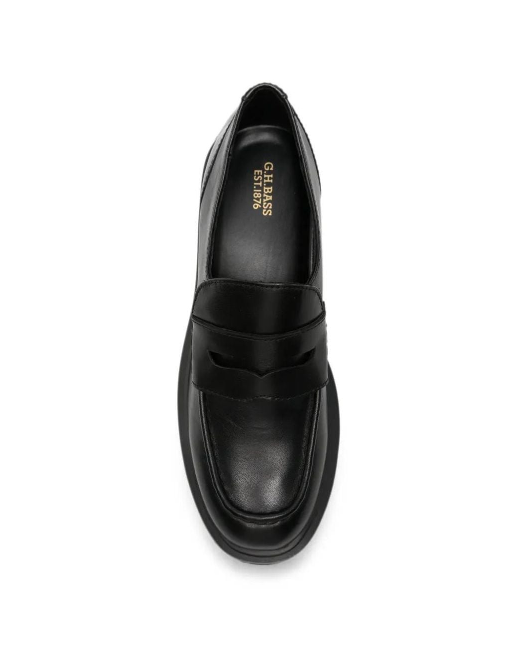 G.H.BASS Black Lauren Penny Loafers