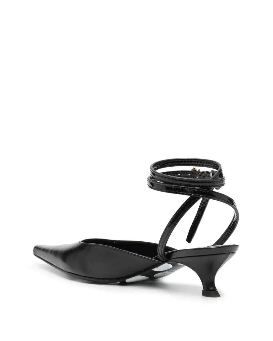 Moschino Black 40Mm Pointed-Toe Pumps