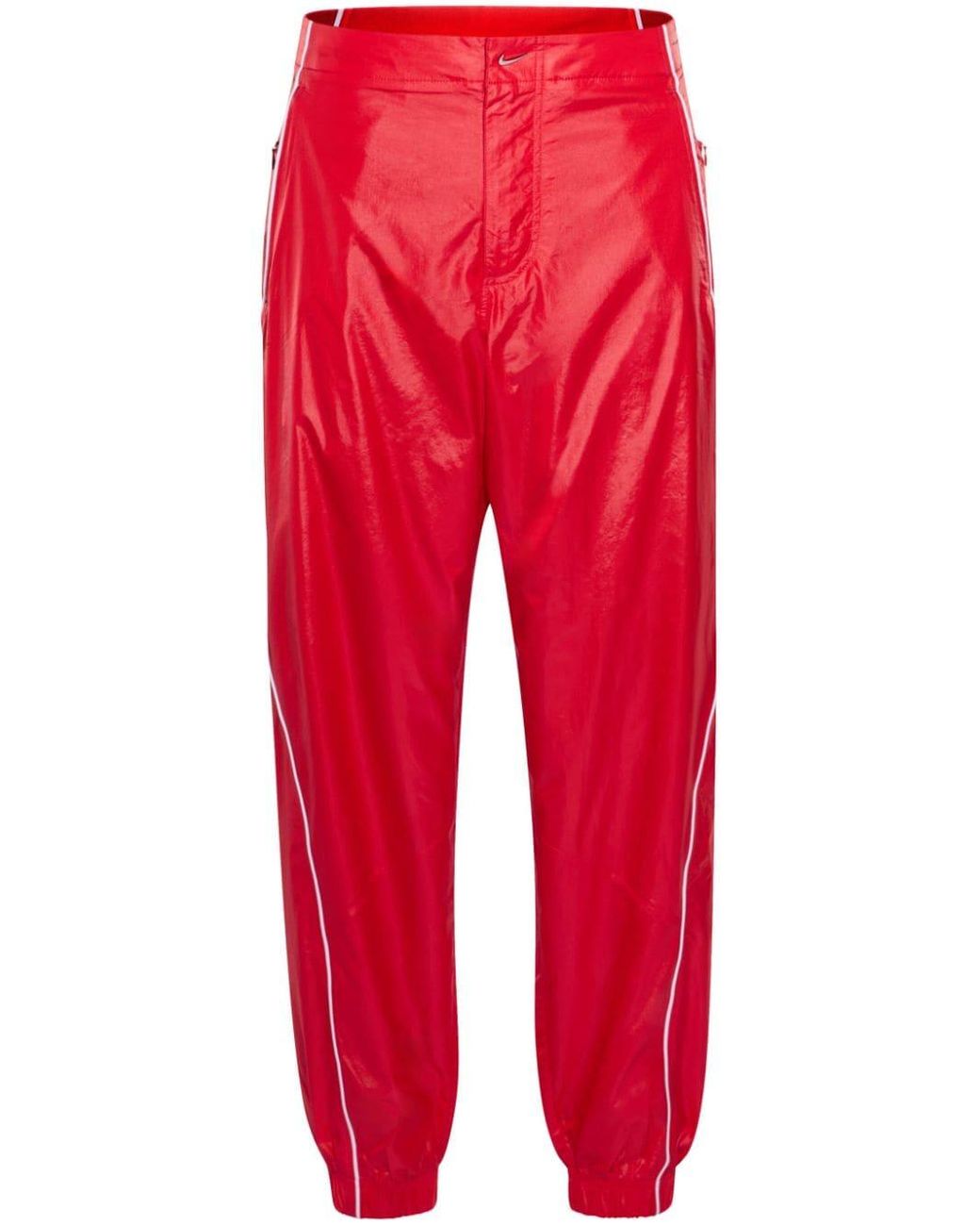 Nike red track pants hotsell
