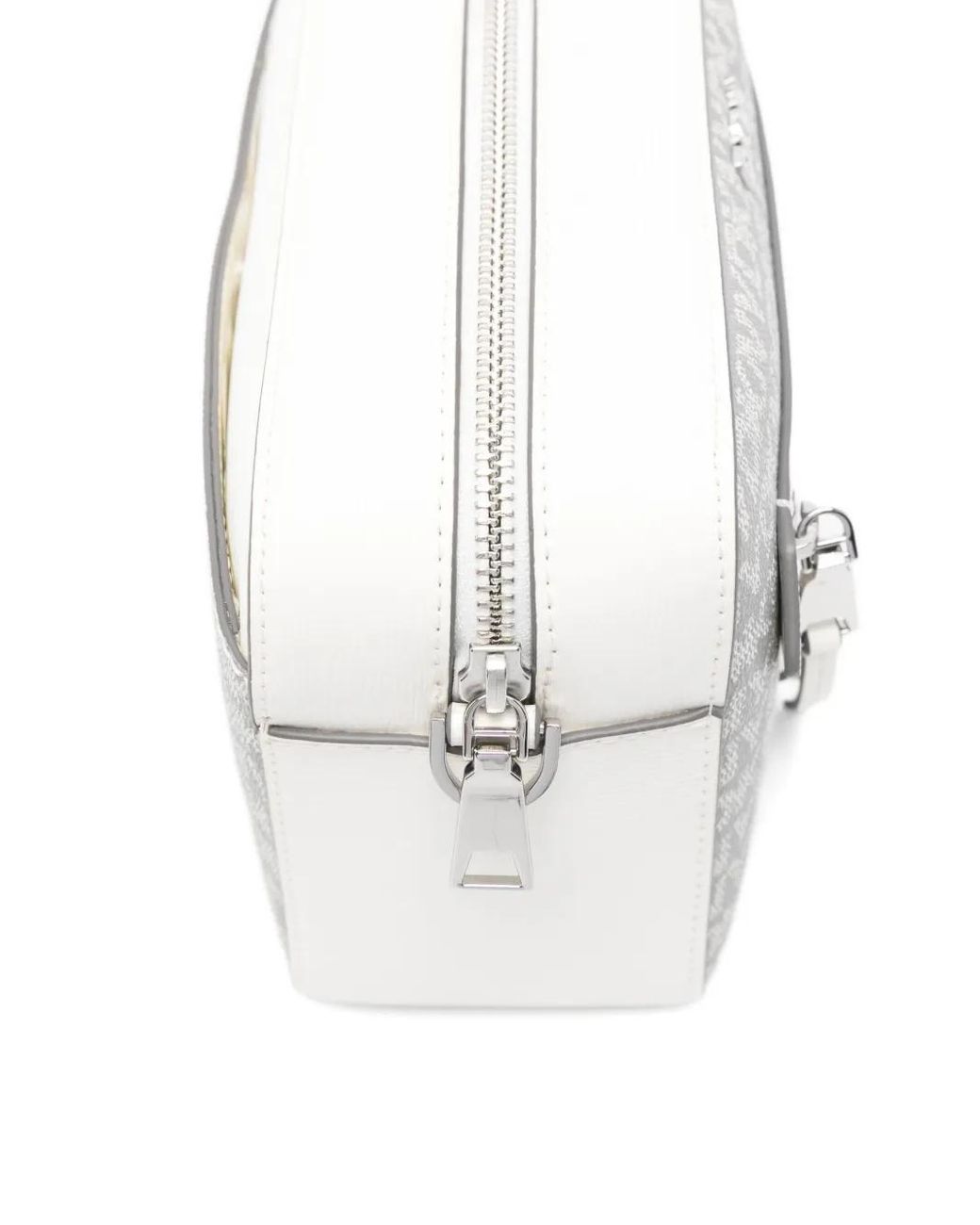 DKNY Gray Logo-Monogram Shoulder Bag