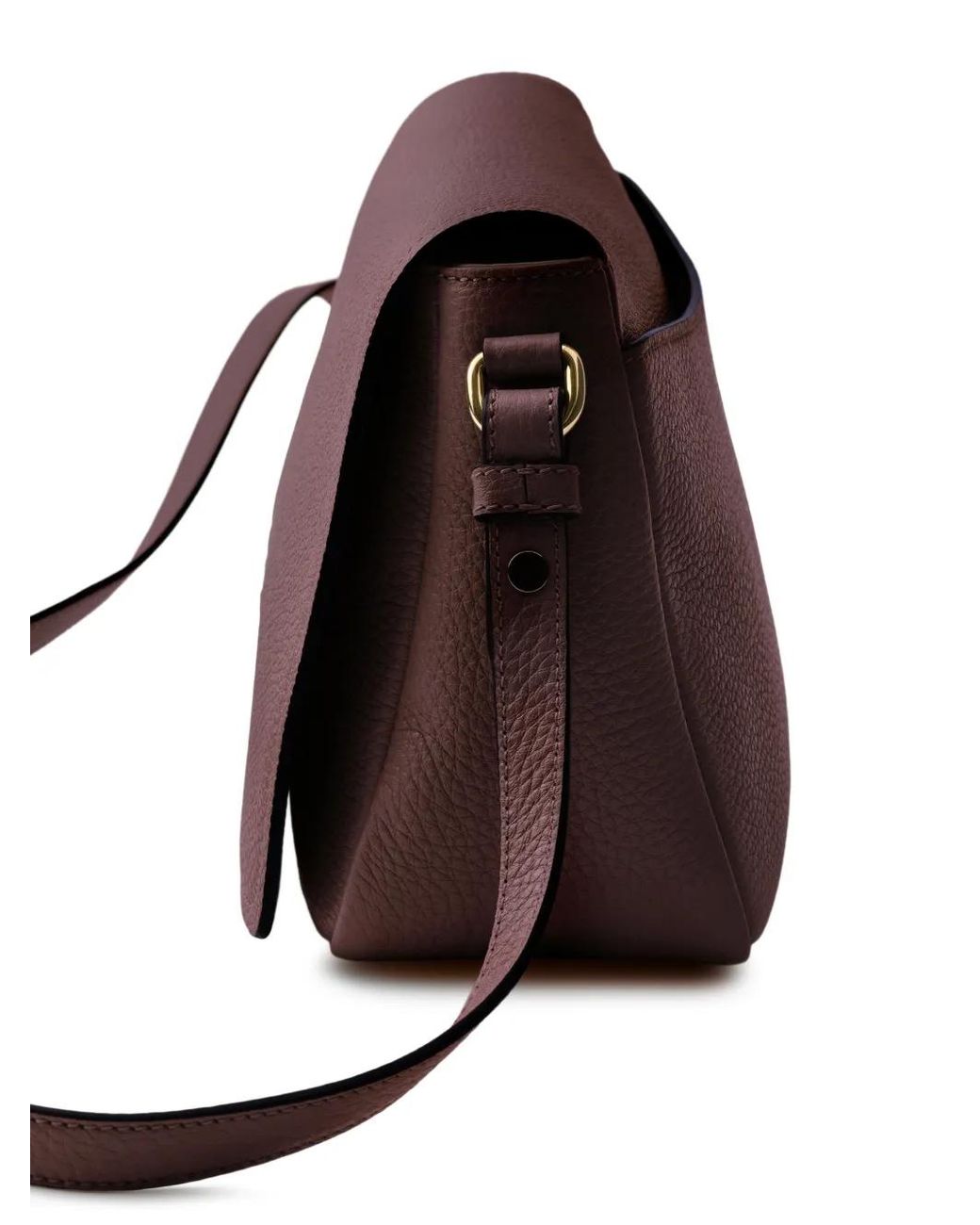 Prada Purple Sac Porté Épaule En Cuir