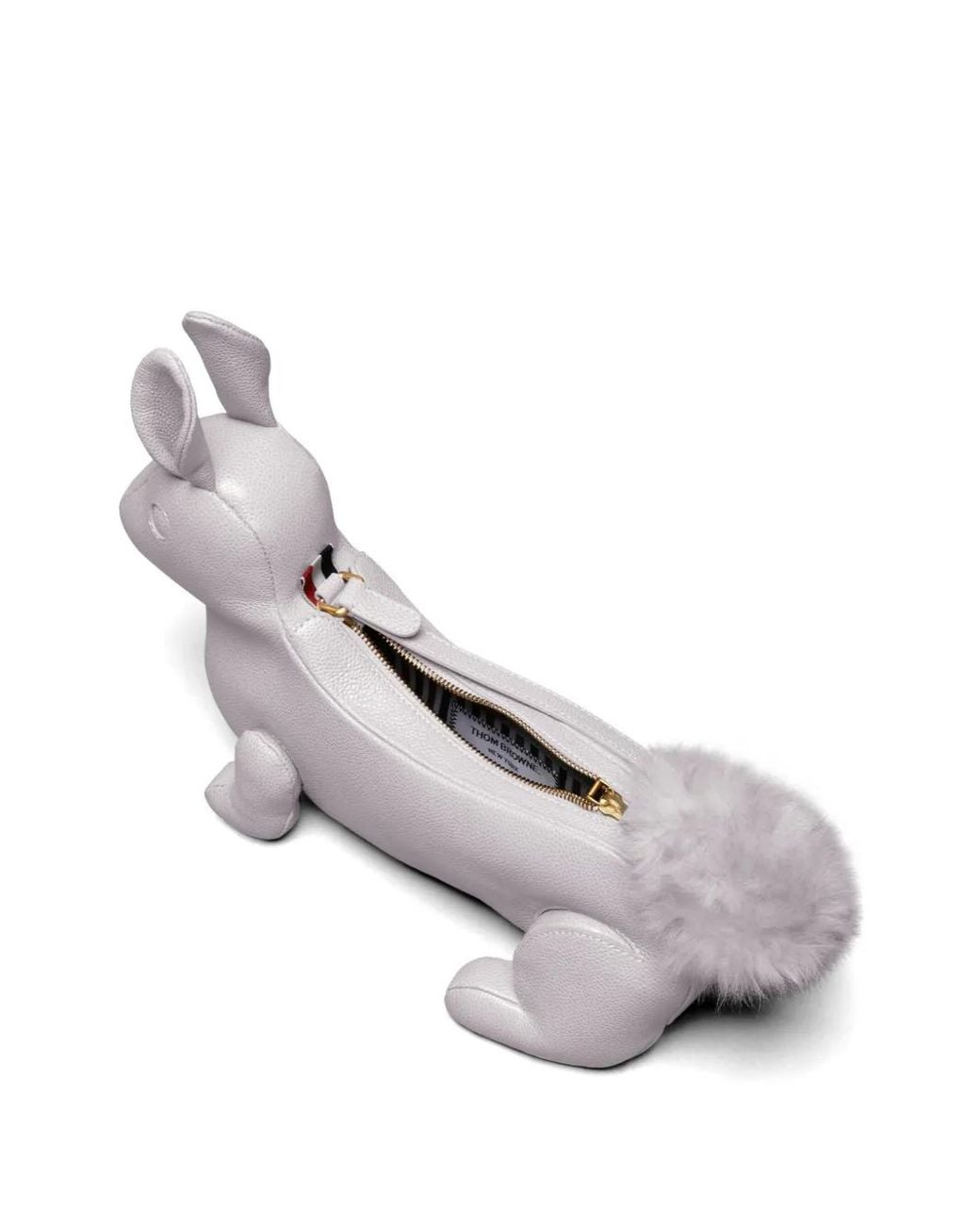 Thom Browne Gray Baby Rabbit Bag