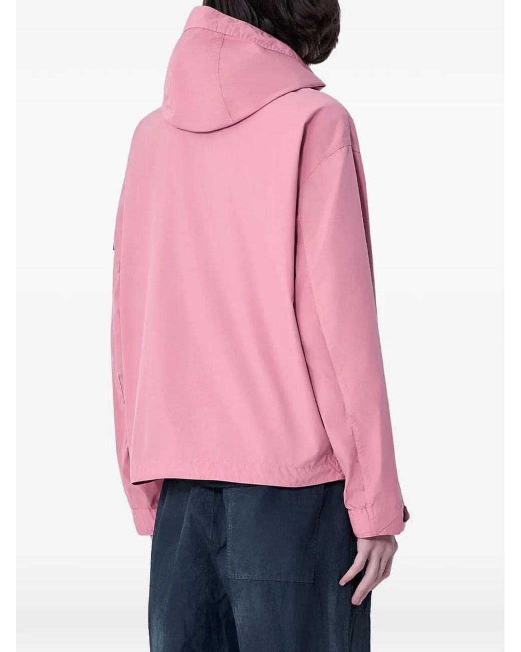 Stone Island Pink Light Compact Touch Poly-Tc Jacket for men
