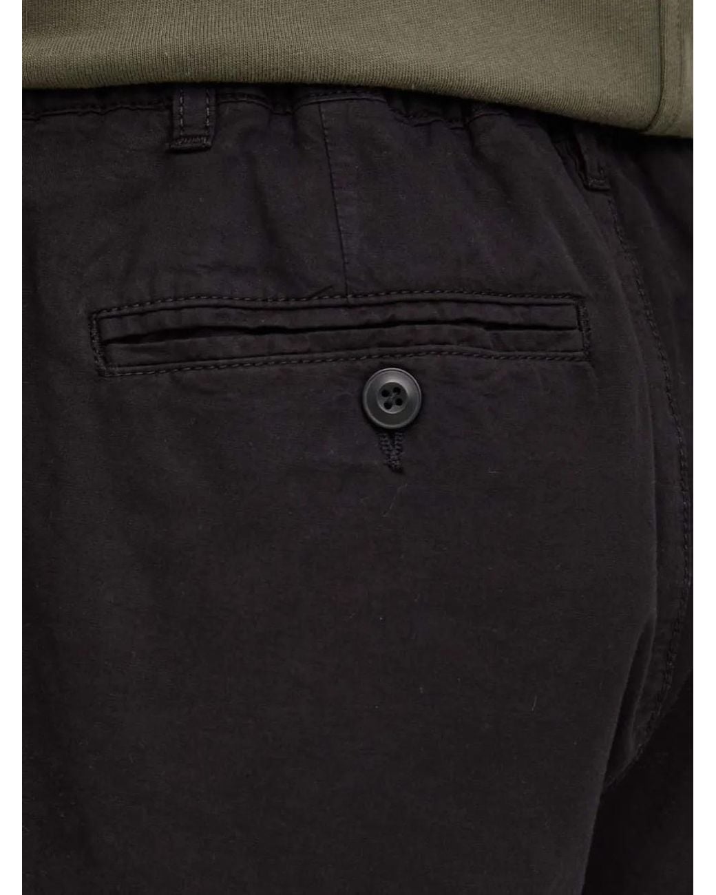 Samsøe & Samsøe Black Pleated-Front Bermuda Shorts for men