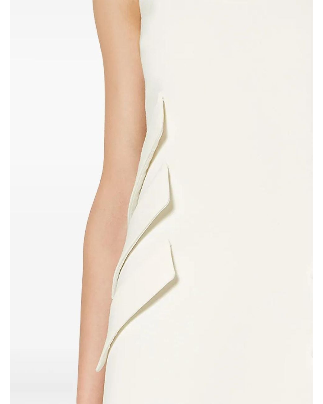 Versace White Mini Dress With Pockets