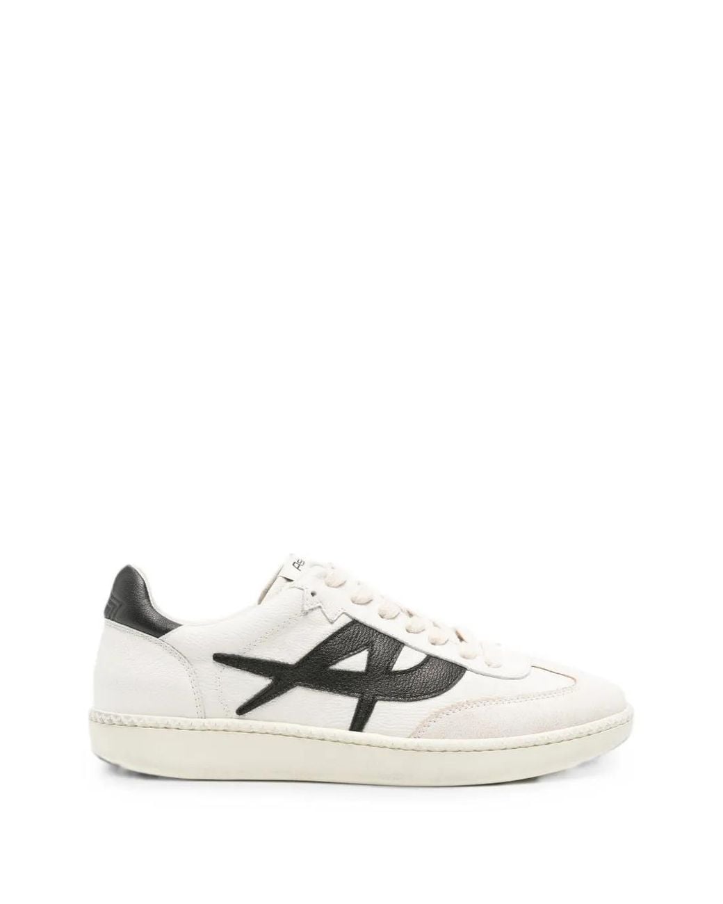Ash White Logo-Patch Sunset Sneakers for men