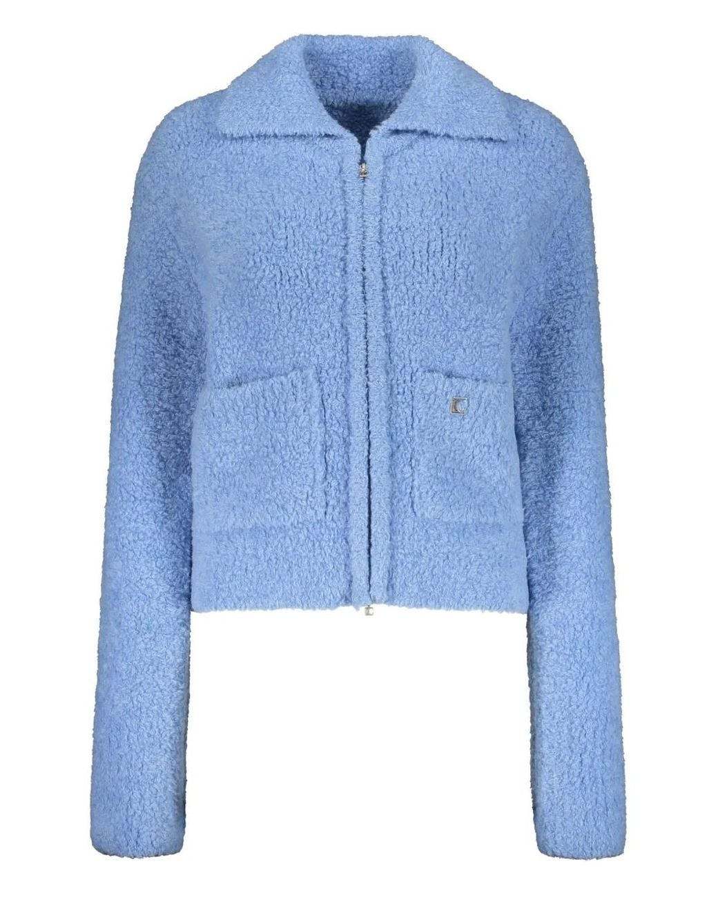 Low Classic Blue Wool-Blend Jacket
