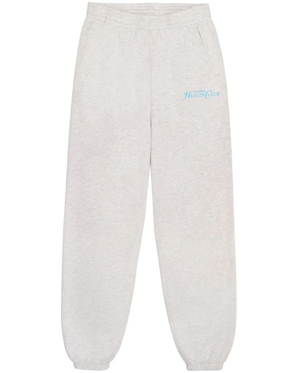 Sporty & Rich White Rizzoli Cotton Track Pants