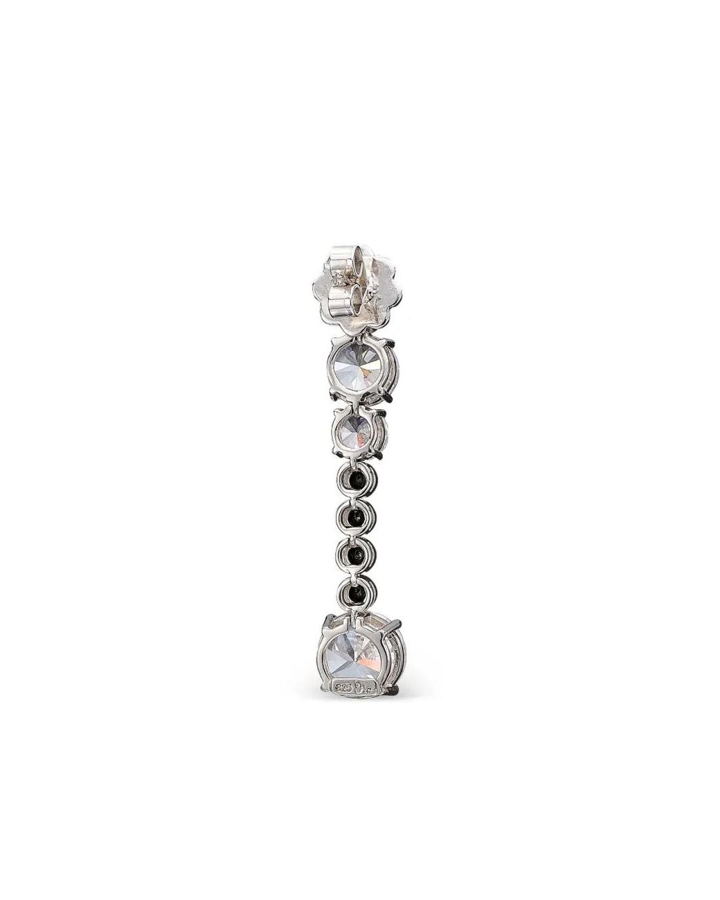 X Robert Wun Orecchini Garden & Time Morse Code di Anabela Chan in White