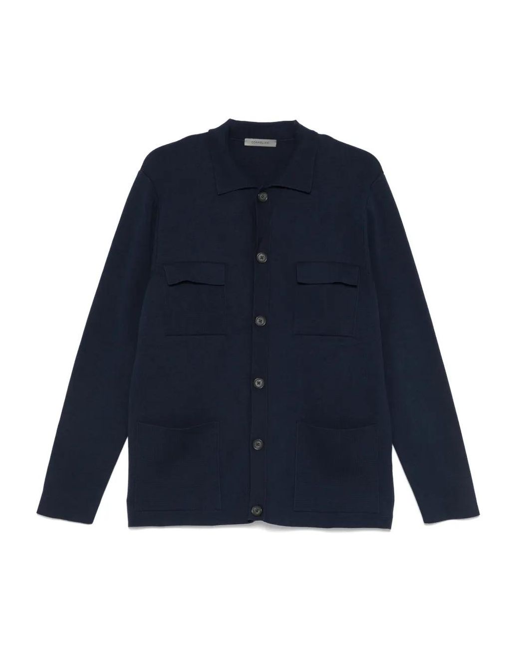 Corneliani Blue Cotton Shirt for men