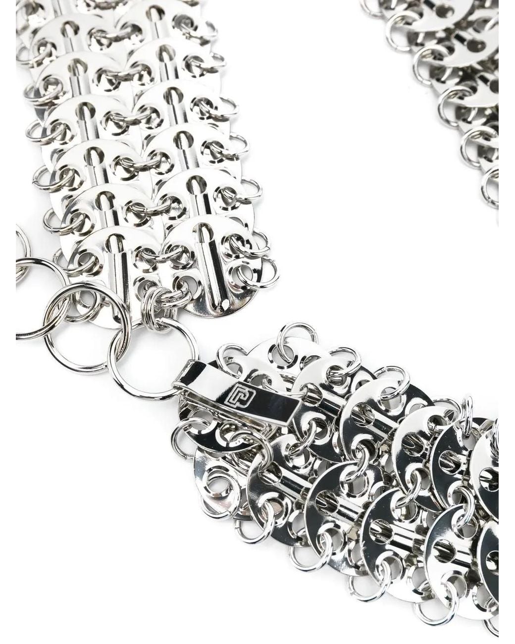 Rabanne White Jewel Belt