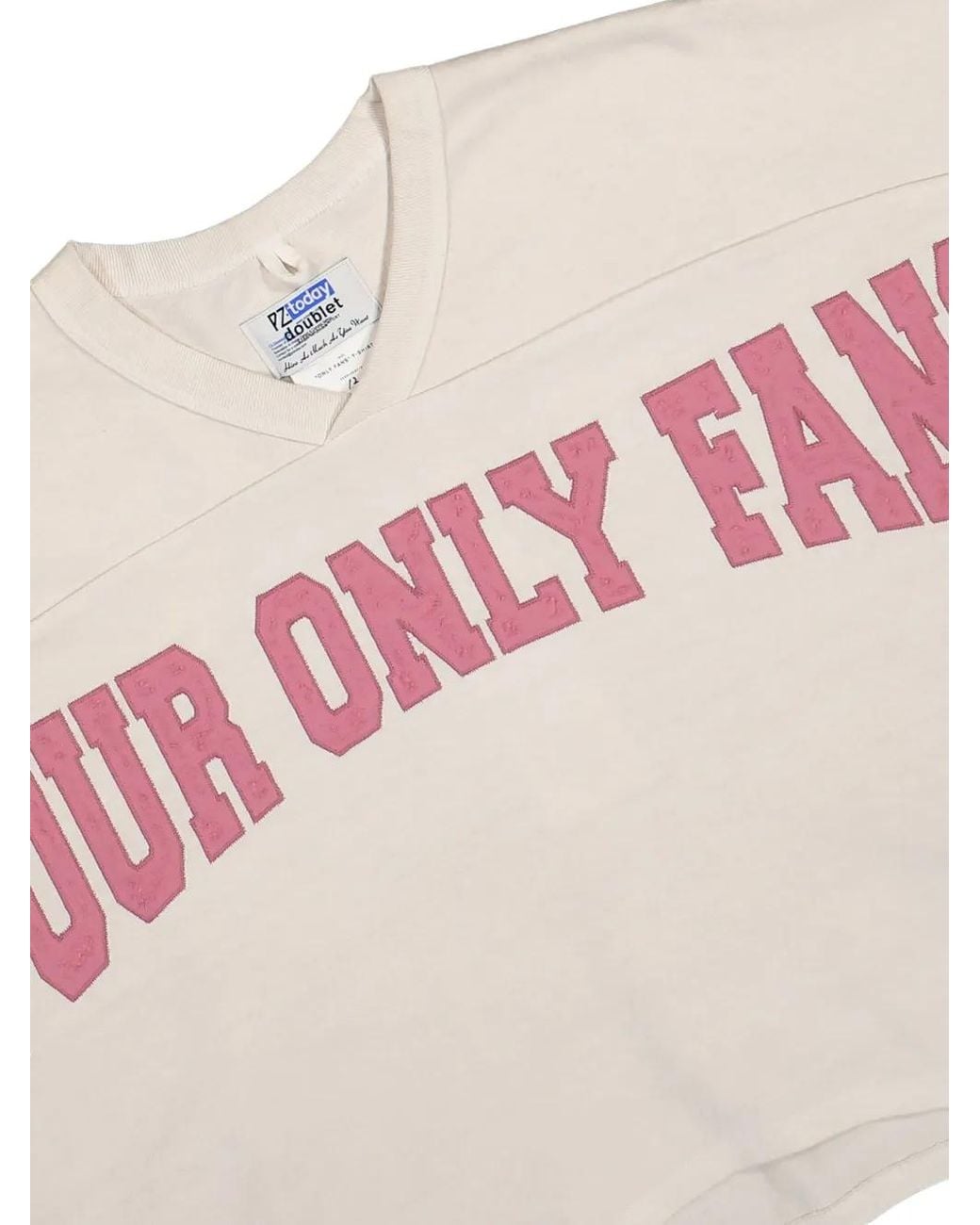 [新品・未開封] doublet “ONLY FANS” T-SHIRT Doublet X Pz Today Only Fans T-Shirt in Pink for Men | Lyst