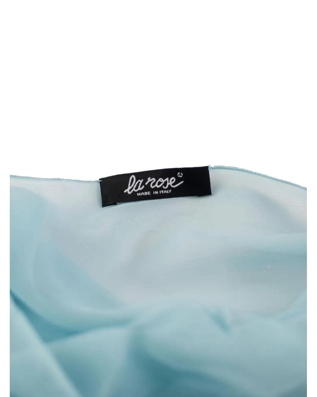 LA ROSE Blue Sheer Scarf