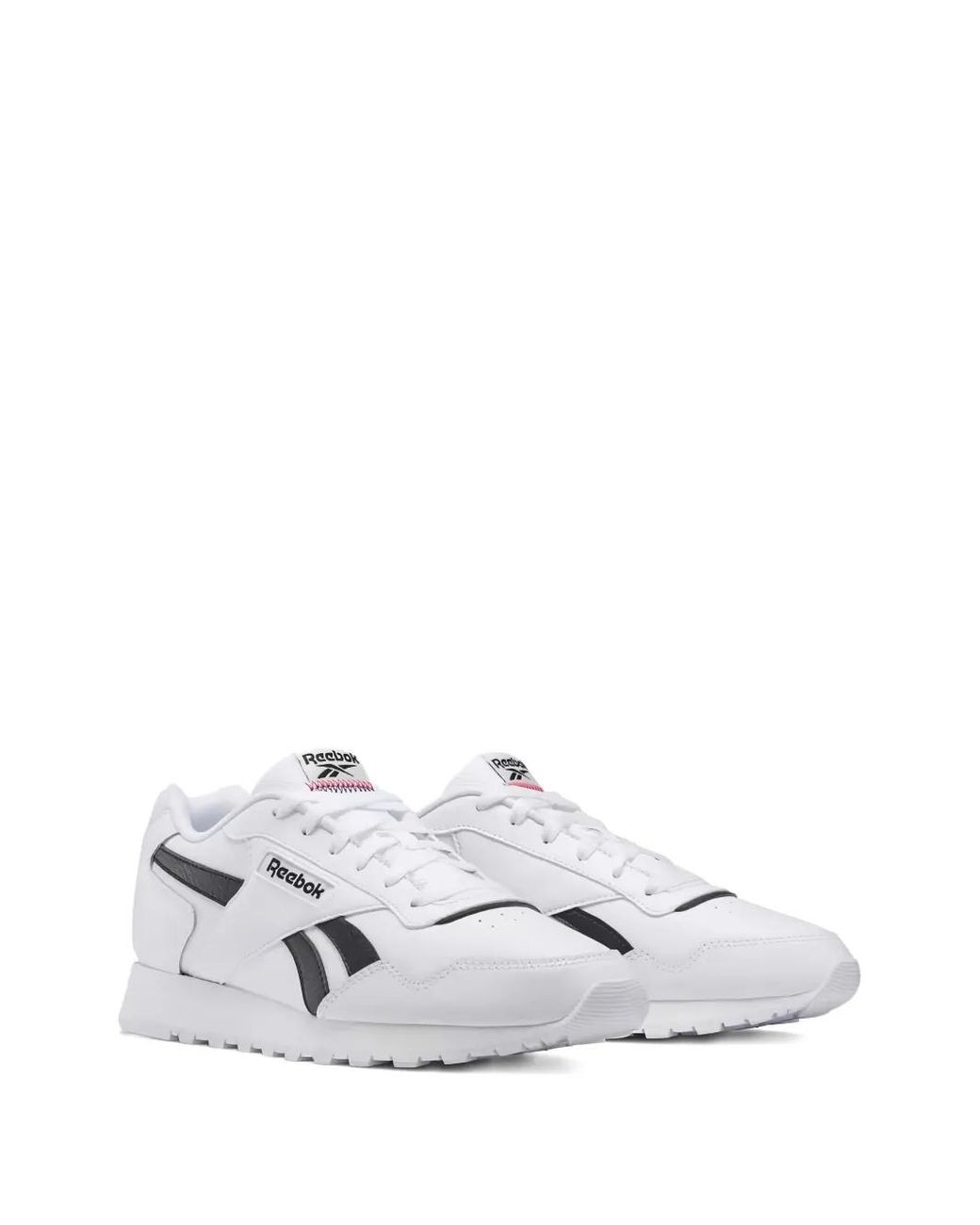 Reebok White Glide Stripe Sneakers for men