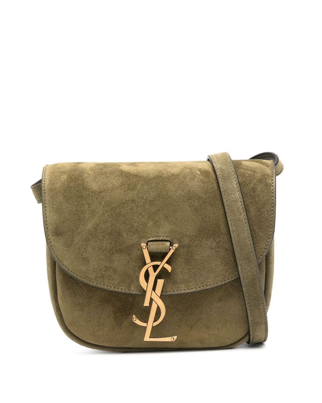 Petit sac Kaia en daim Saint Laurent en coloris Vert | Lyst