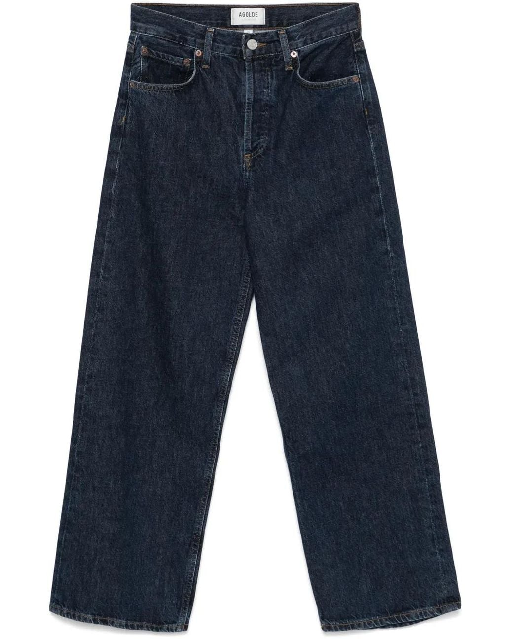 Agolde Blue Ren Wide-Leg Jeans