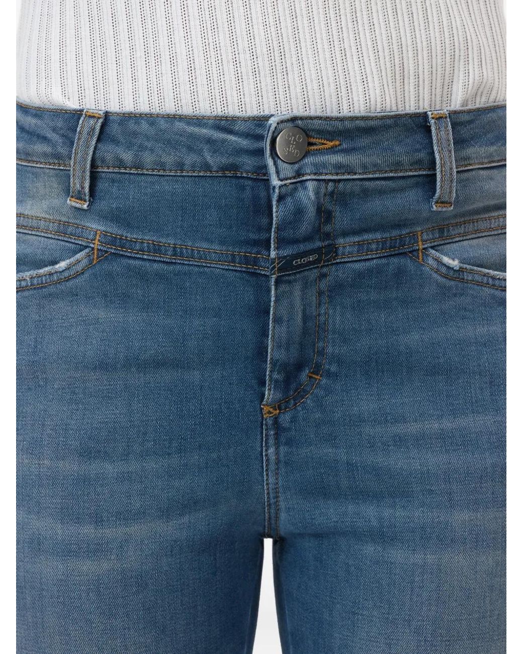 Closed Blue Skinny Pusher Jeans