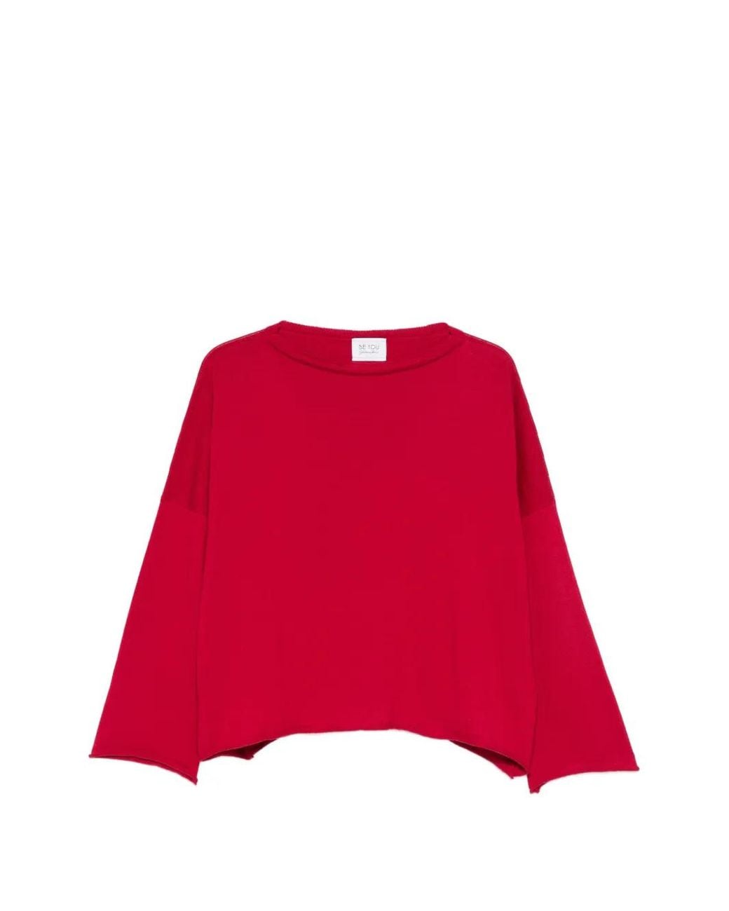 Be You Red Long-Sleeve Sweater