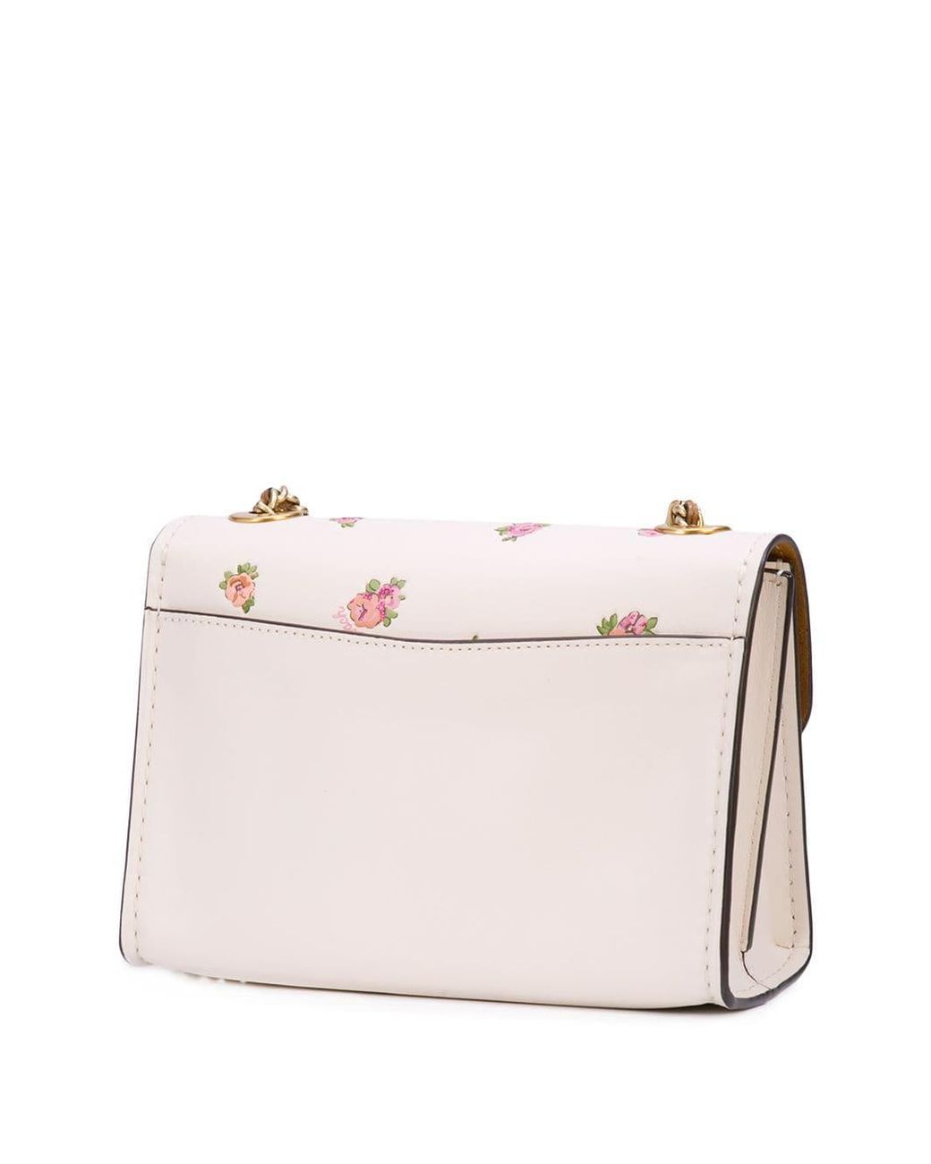 Coach white online floral crossbody