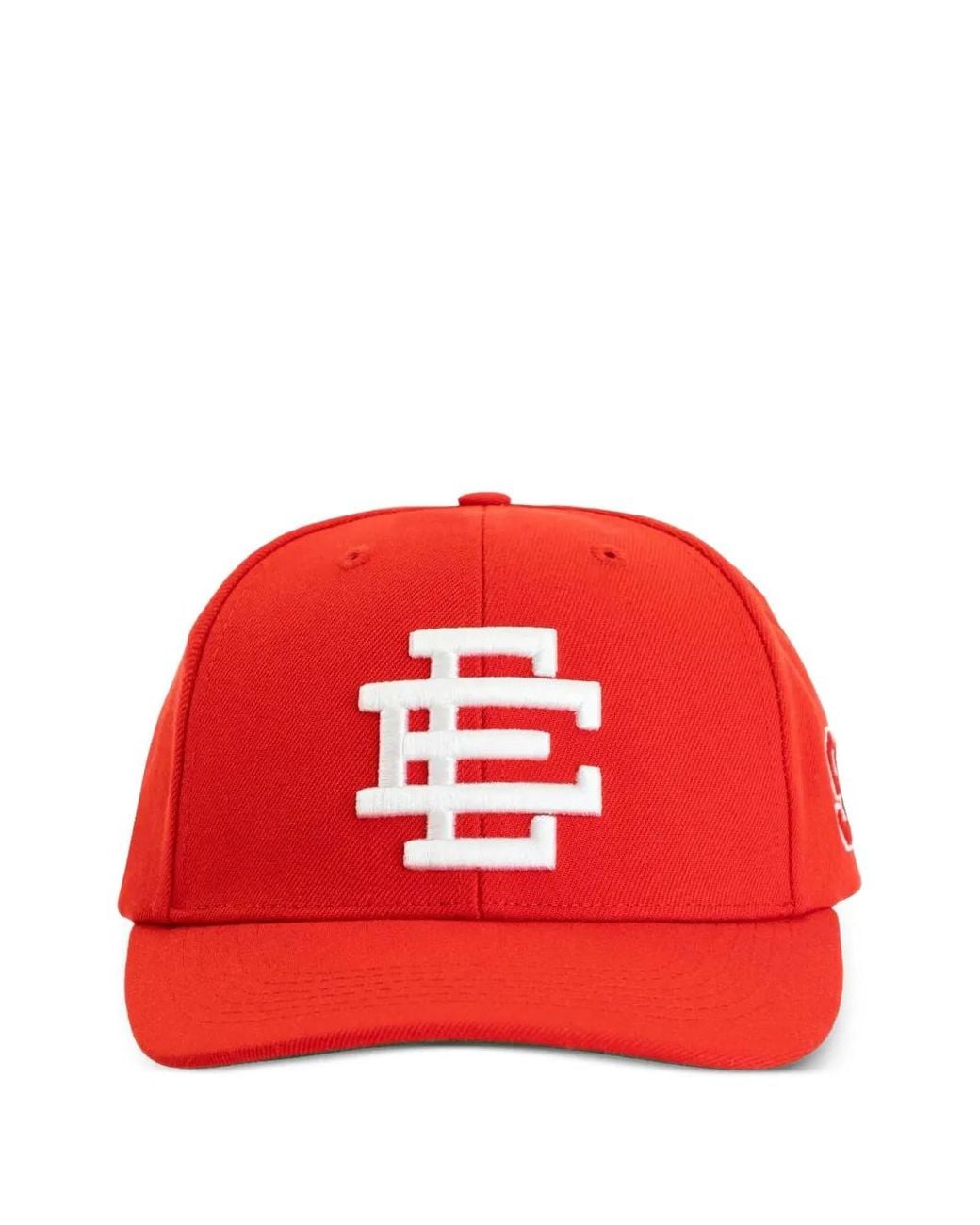 Eric Emanuel Red Logo-Plaque Baseball Hat for men