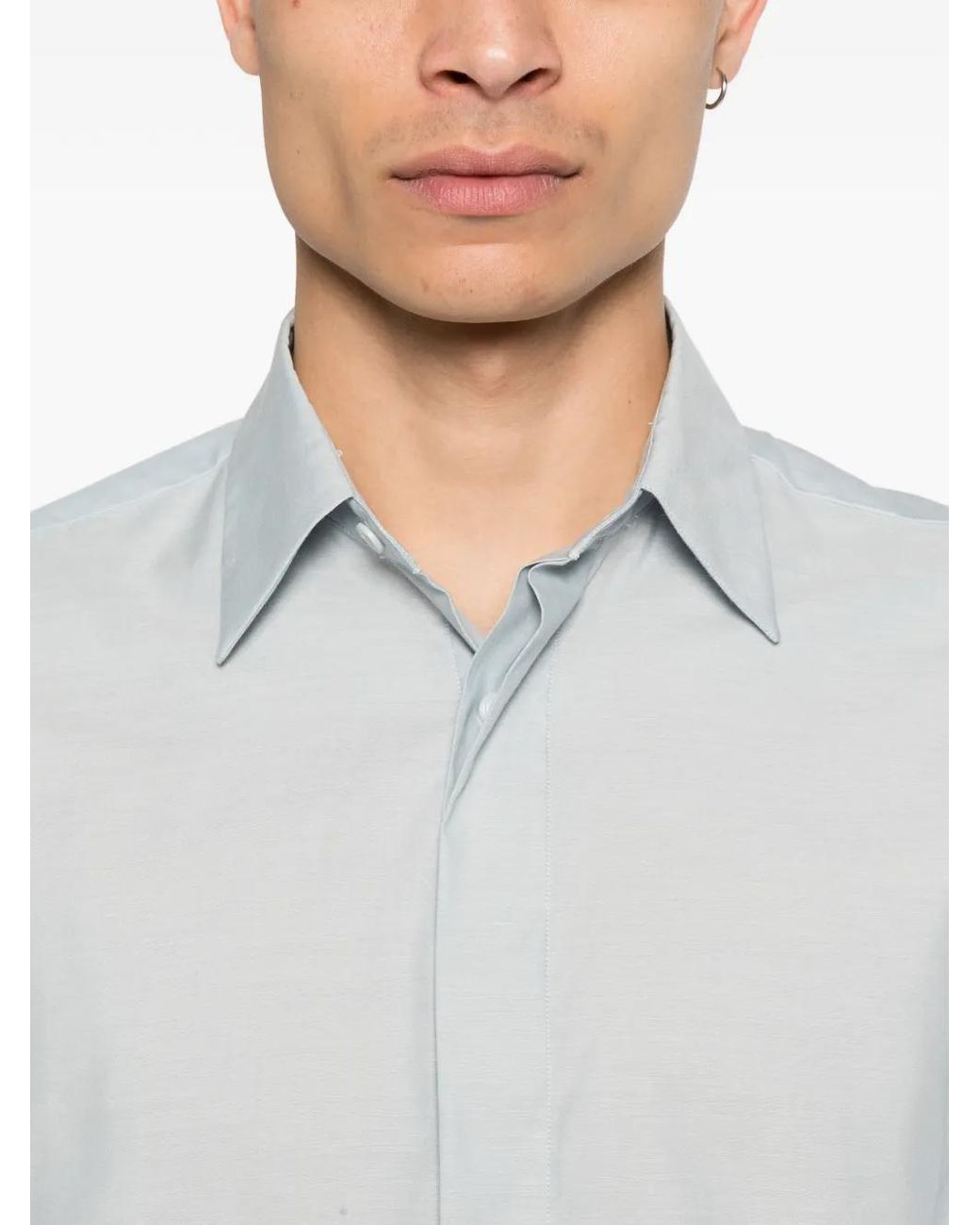 Lardini Overhemd Met Lange Mouwen in het White voor heren