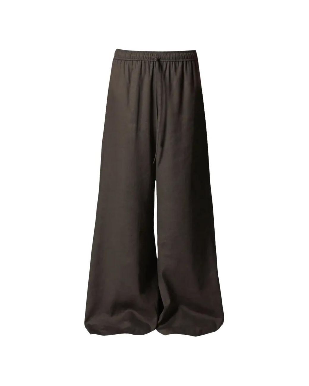 Roberto Collina Black Drawstring Trousers