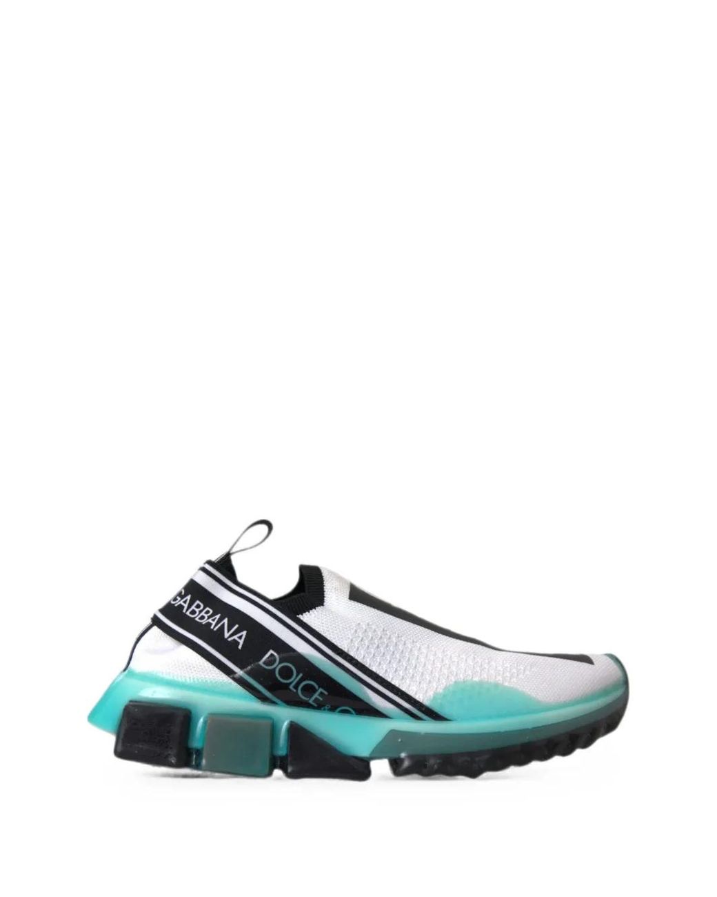 Dolce & Gabbana Blue Sorrento Logo-Print Sneakers