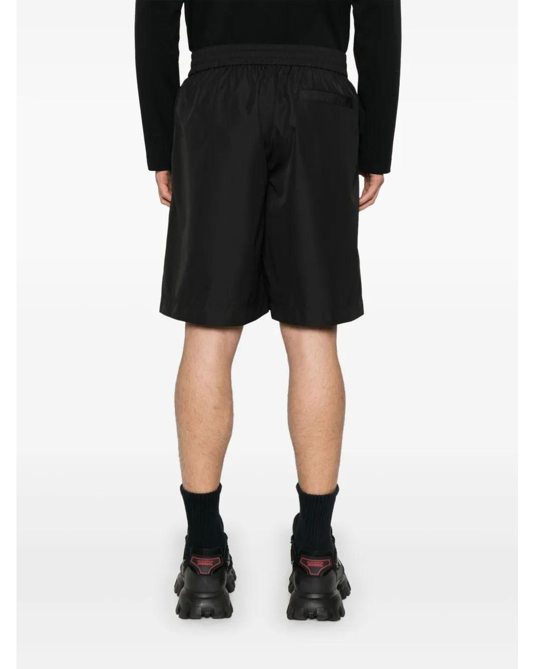 Givenchy Shorts Met Elastische Tailleband in het Black voor heren