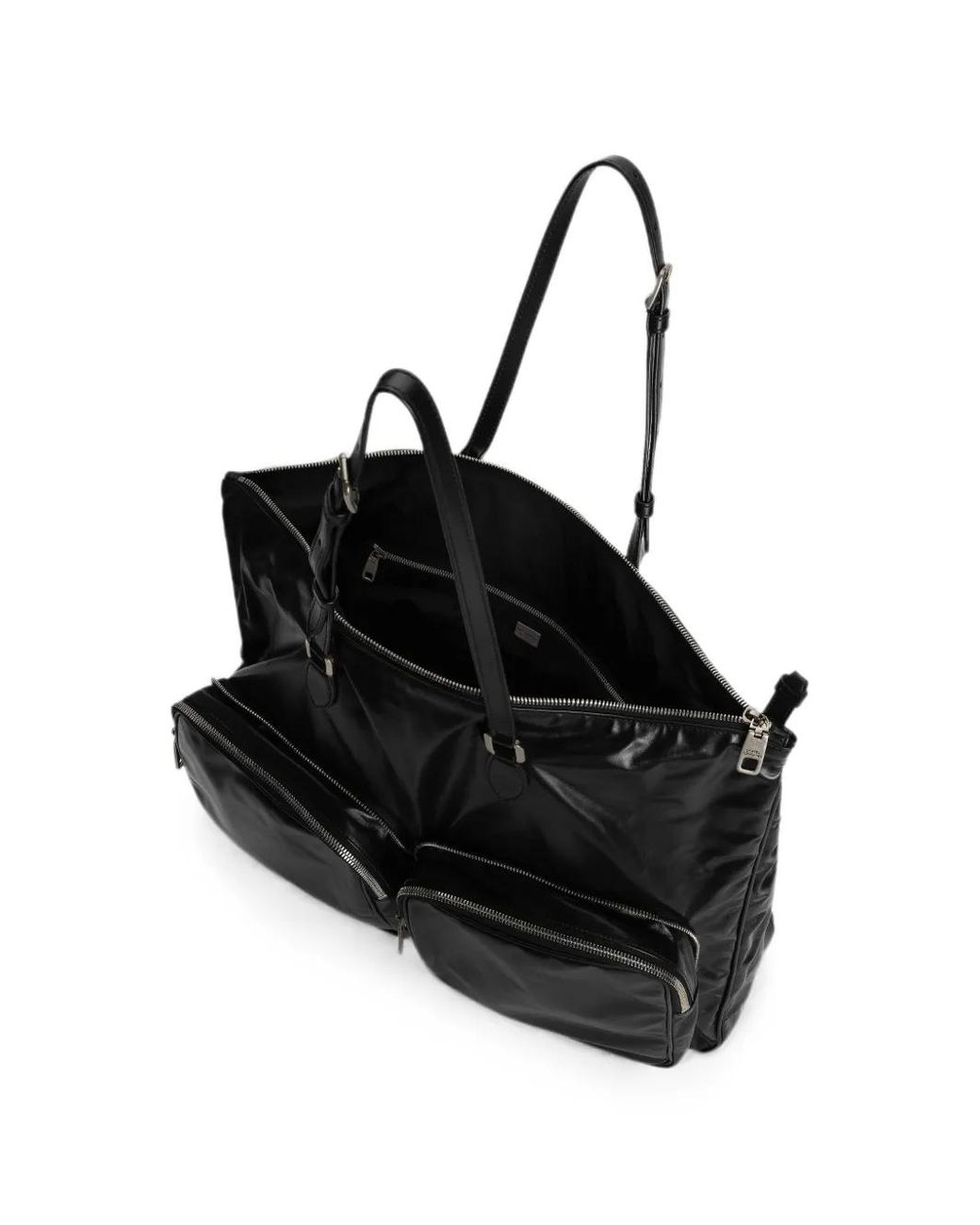 Dolce & Gabbana Black Zip-Pocket Shoulder Bag for men