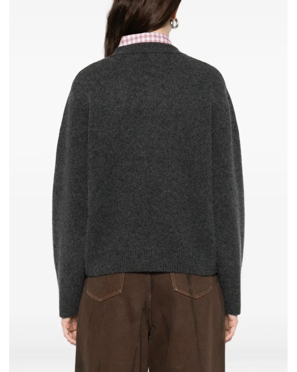 arch4 Black Janelle V-Neck Cardigan