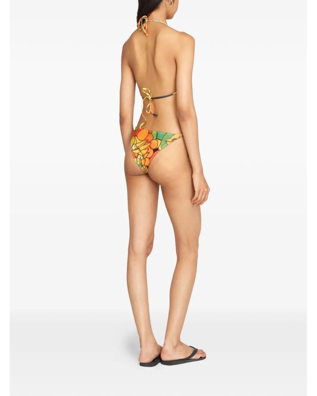 Donde Esteban Metallic Triangle Bikini Bottom