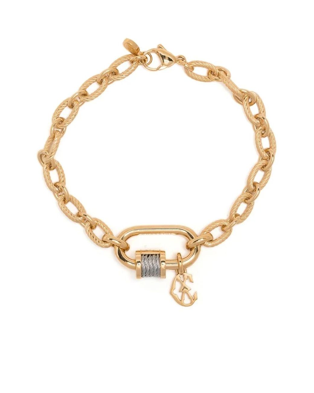 Bracciale A Catena Forever Lock di Charriol in Metallic