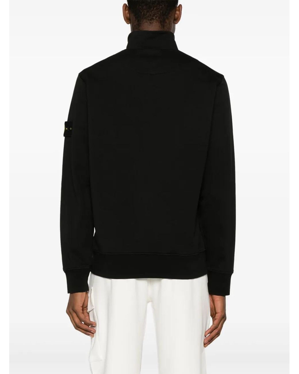 Stone Island Black Felpa for men