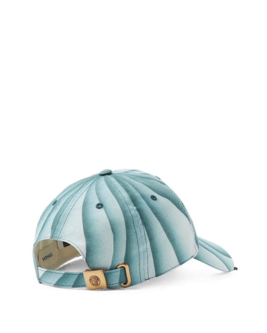 Versace Blue Medusa-Print Baseball Cap