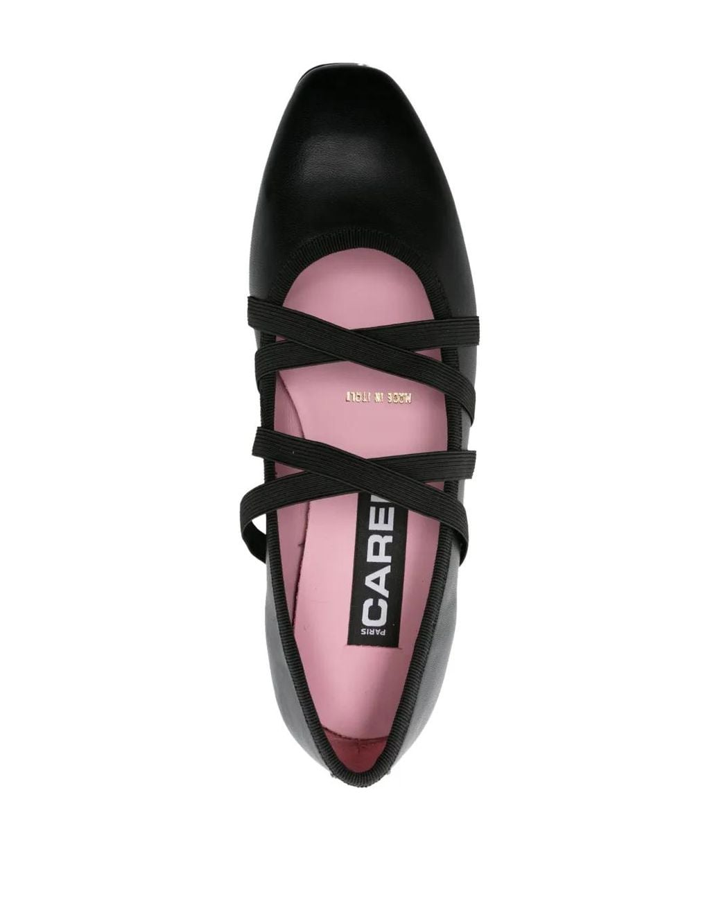 CAREL PARIS Black Tutu Suede Ballerina Shoes