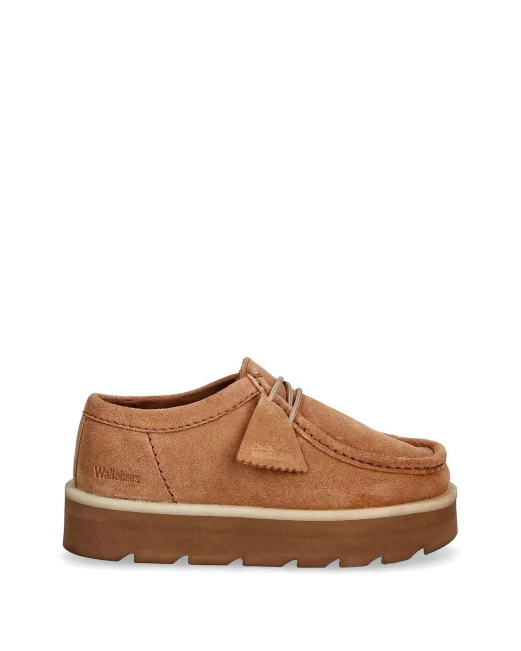Clarks Brown Meare Walla Suede Shoes