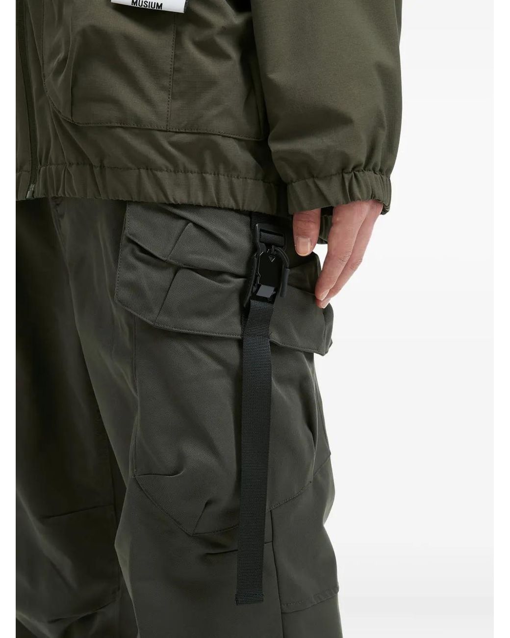 Musium Div. Gray Cargo Trousers for men