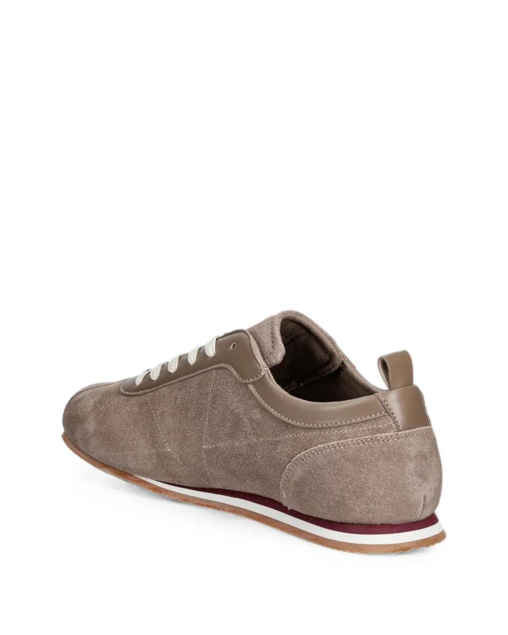 Guess Brown Olmo Logo-Debossed Lace-Up Sneakers for men