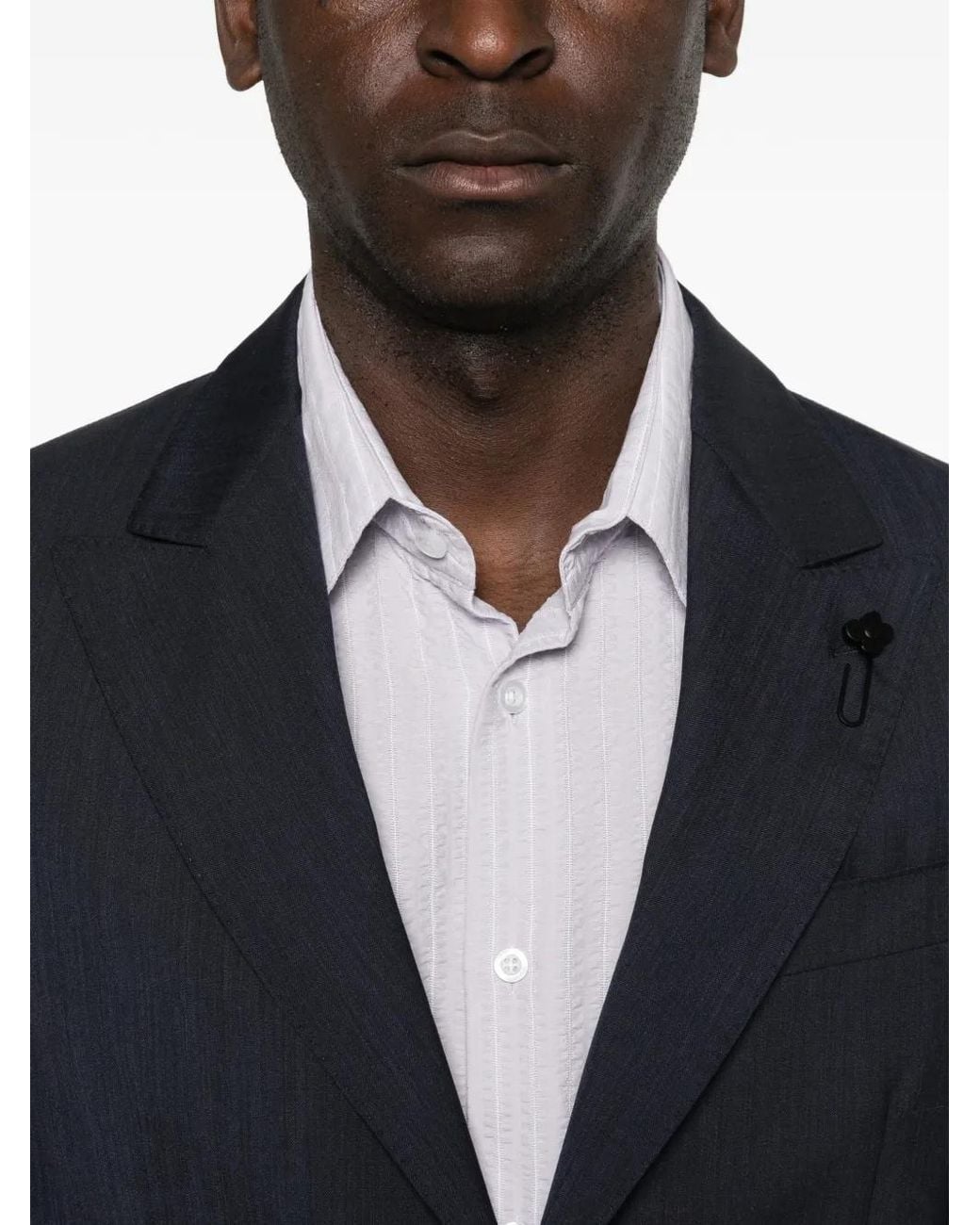 Lardini Blue Pinstripe Suit for men