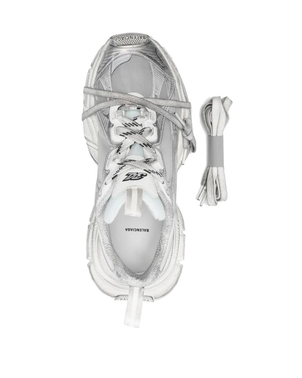 Balenciaga White Flat Shoes for men