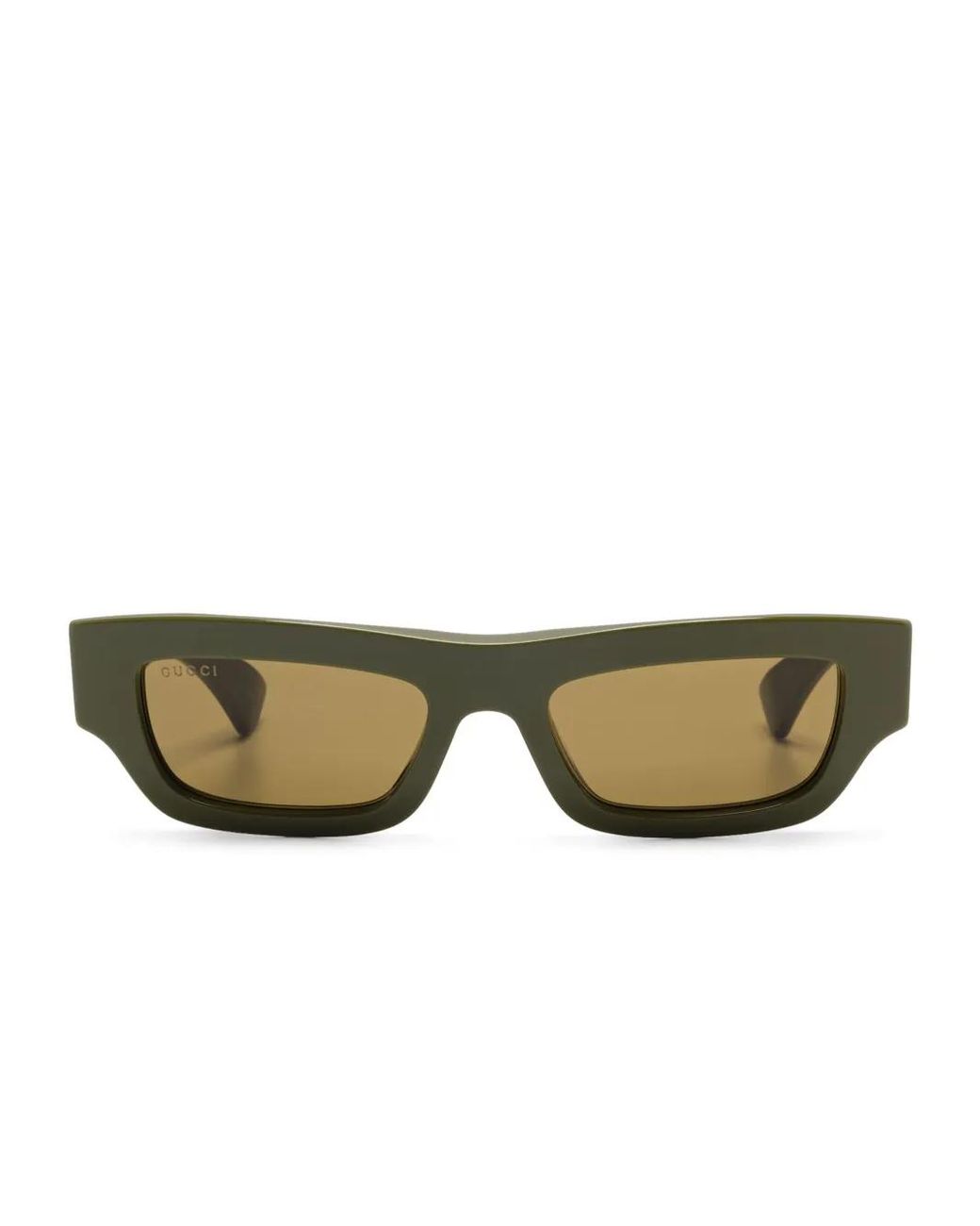 Gucci Natural Rectangle-Frame Sunglasses for men