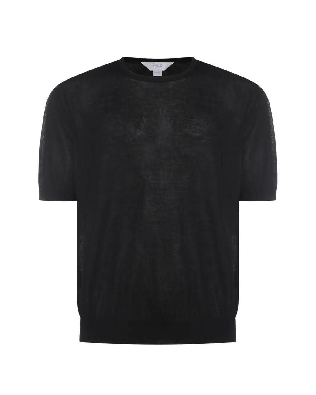 Malo Black Short-Sleeve T-Shirt for men