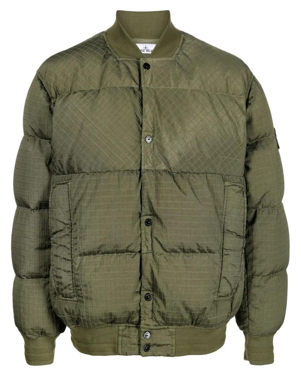 Stone Island Green Tone Island Coats for men